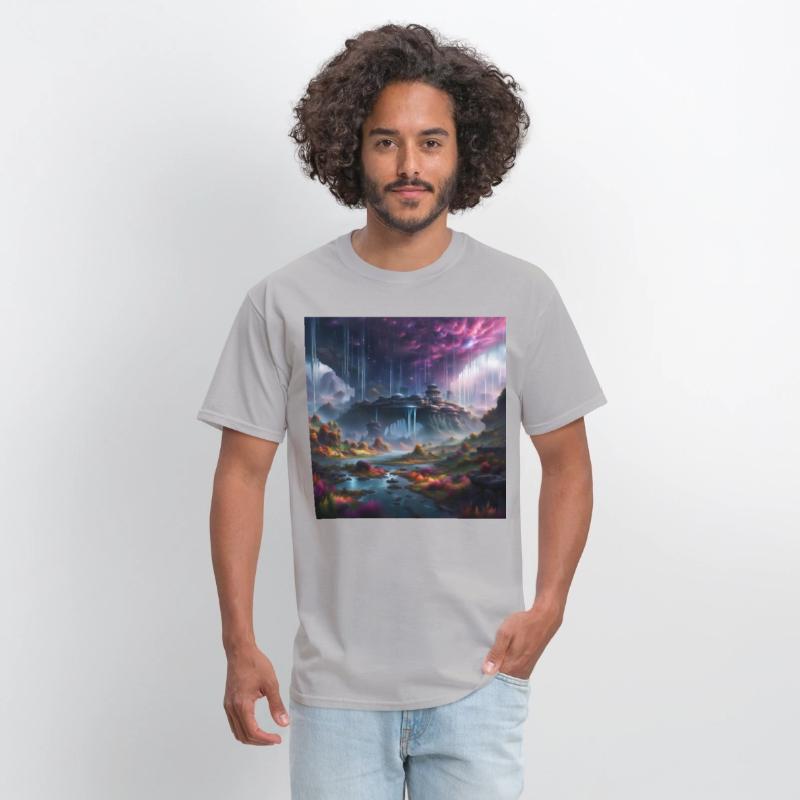 Alien Planet: Fantasy Mountain Cityscape