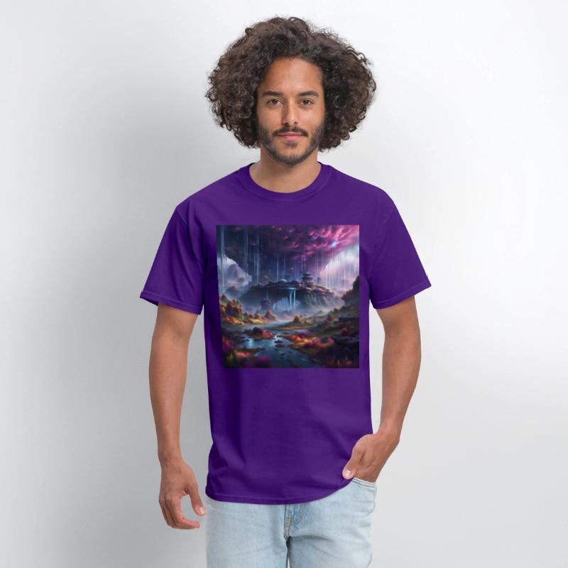 Alien Planet: Fantasy Mountain Cityscape