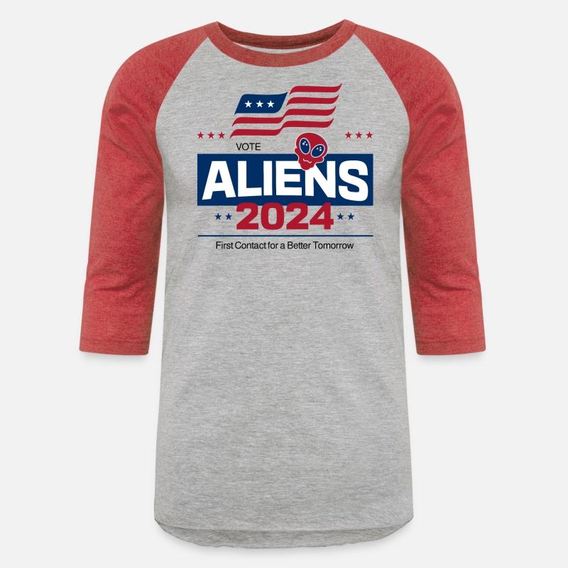 Aliens 2024 - Funny Patriotic Alien Slogan