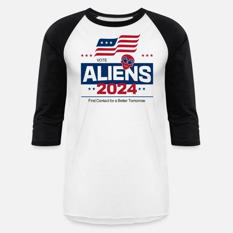 Aliens 2024 - Funny Patriotic Alien Slogan