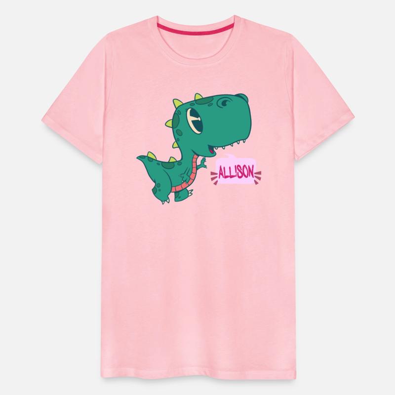 ALLISON - Lovely girl name with cute dinosaur