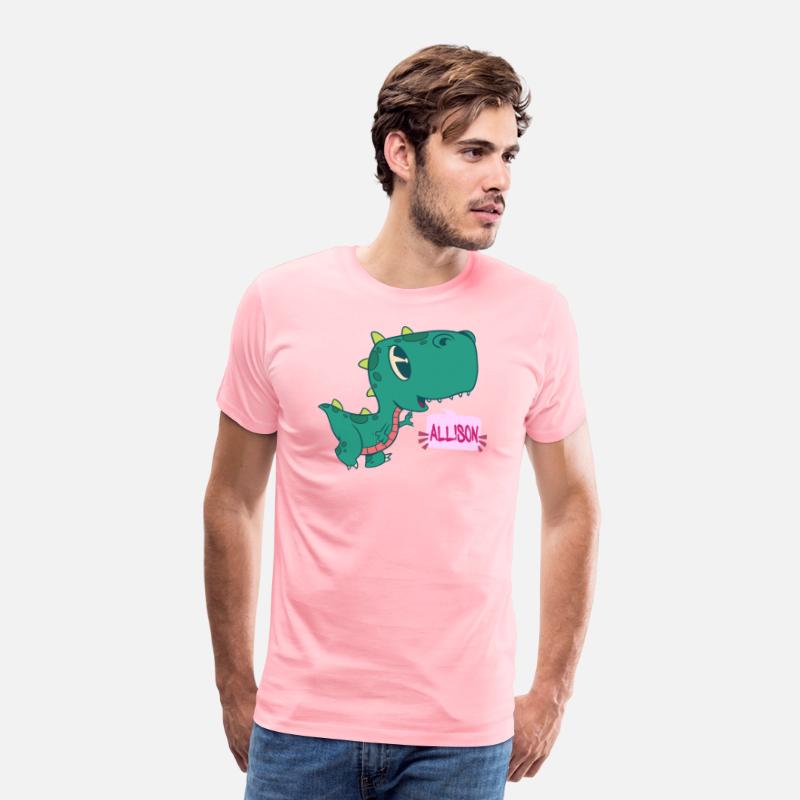 ALLISON - Lovely girl name with cute dinosaur