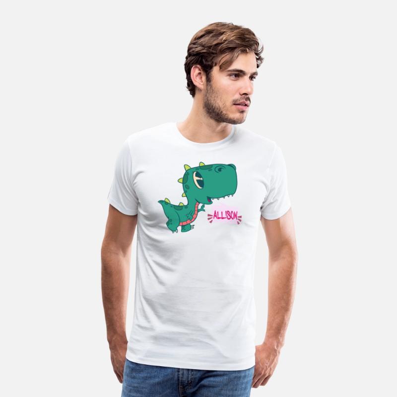 ALLISON - Lovely girl name with cute dinosaur