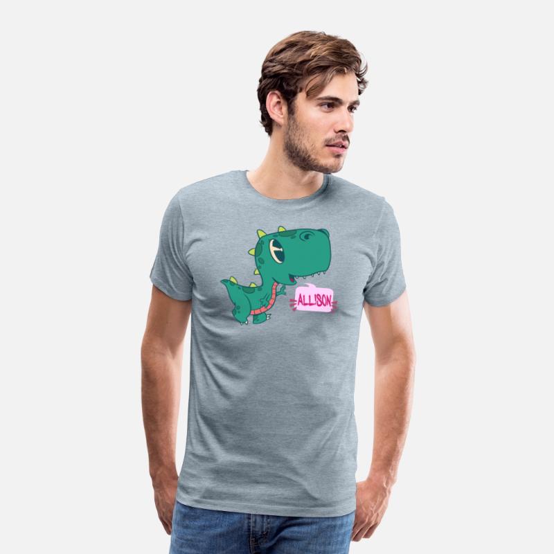 ALLISON - Lovely girl name with cute dinosaur