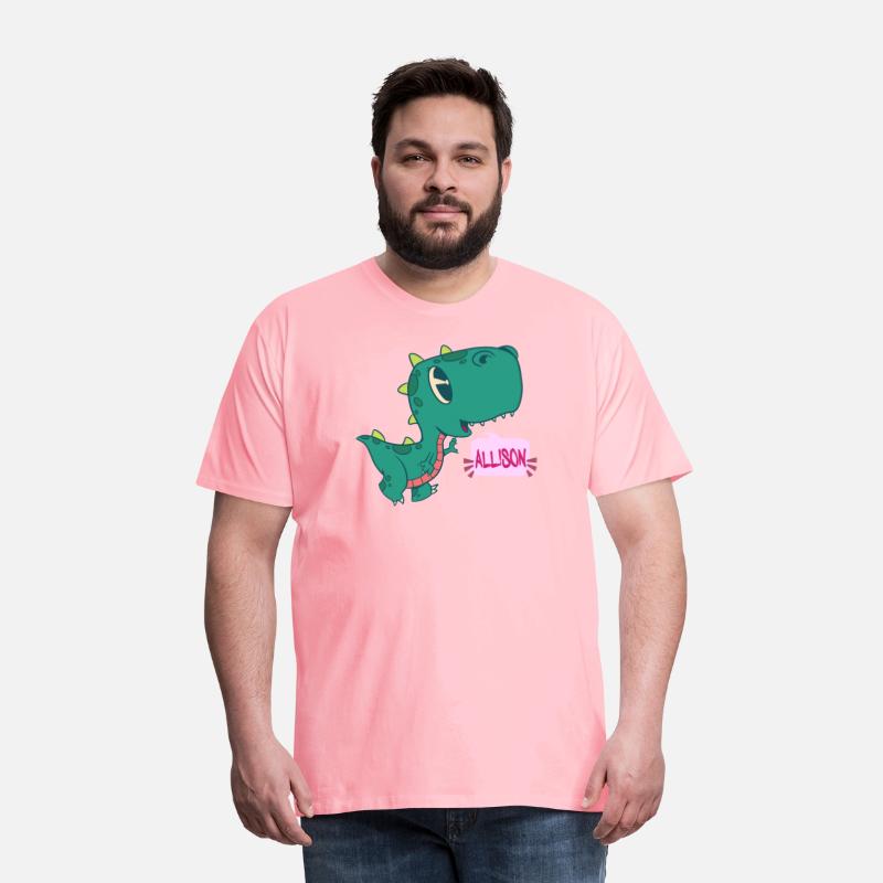 ALLISON - Lovely girl name with cute dinosaur