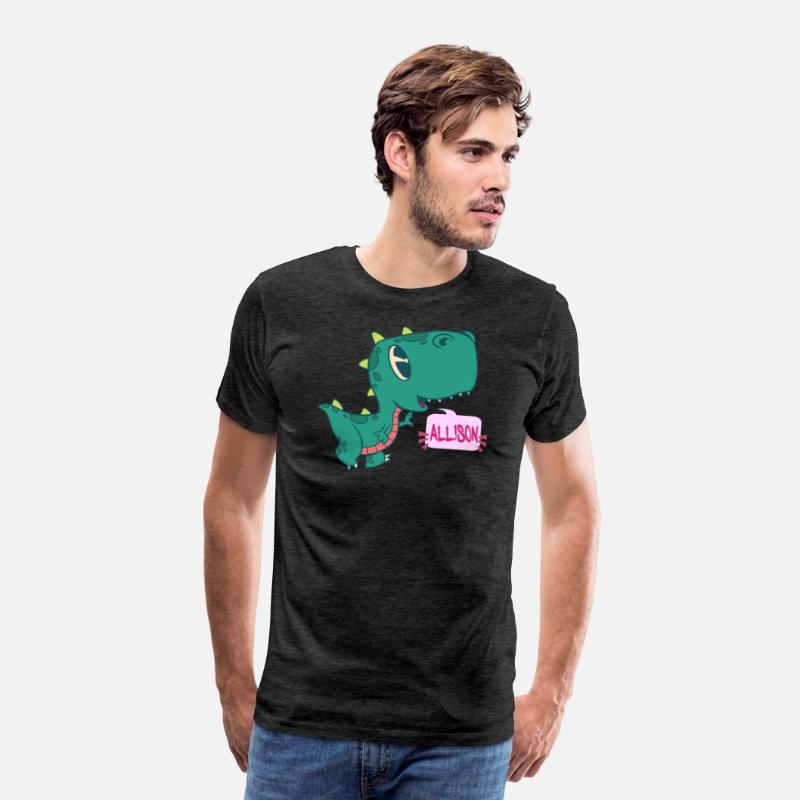 ALLISON - Lovely girl name with cute dinosaur