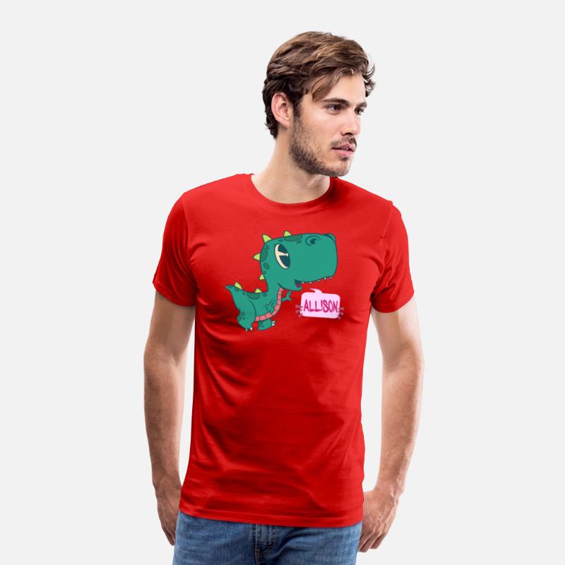 ALLISON - Lovely girl name with cute dinosaur