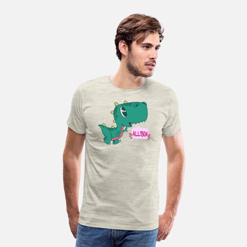 ALLISON - Lovely girl name with cute dinosaur