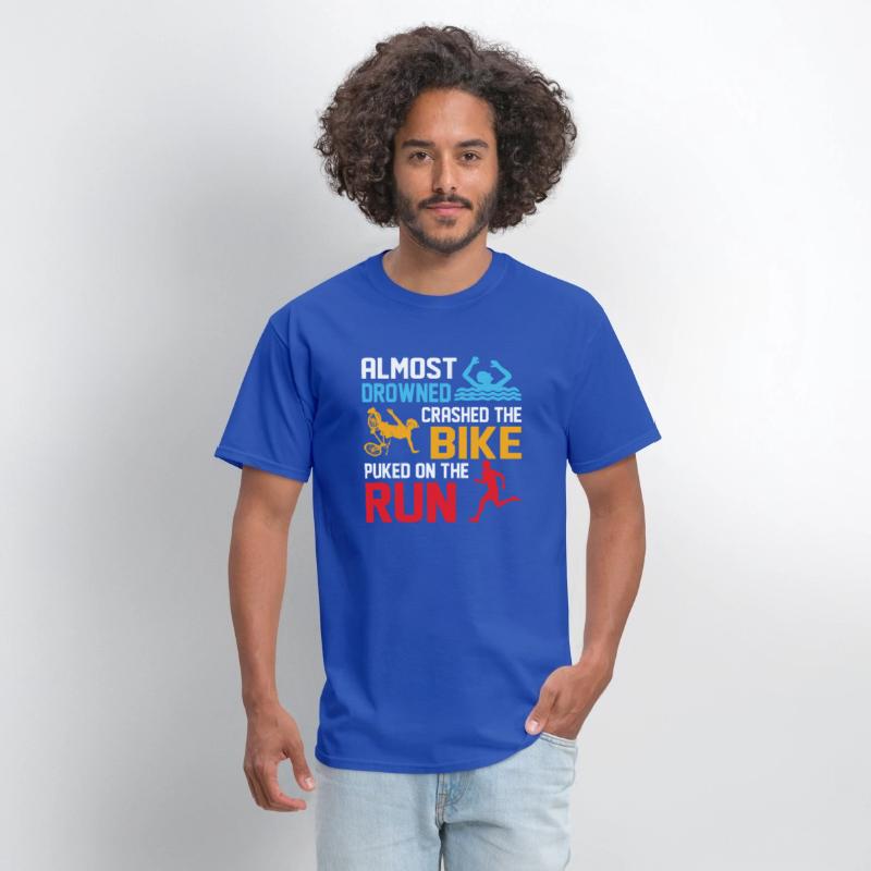 Almost drowned crashed the bike puked on run Triat
