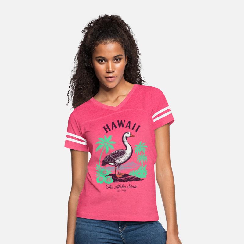 Aloha Palms Retro Tee