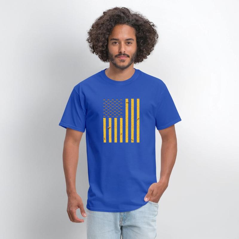 American Flag Honeycomb Honey Bee Beekeeping