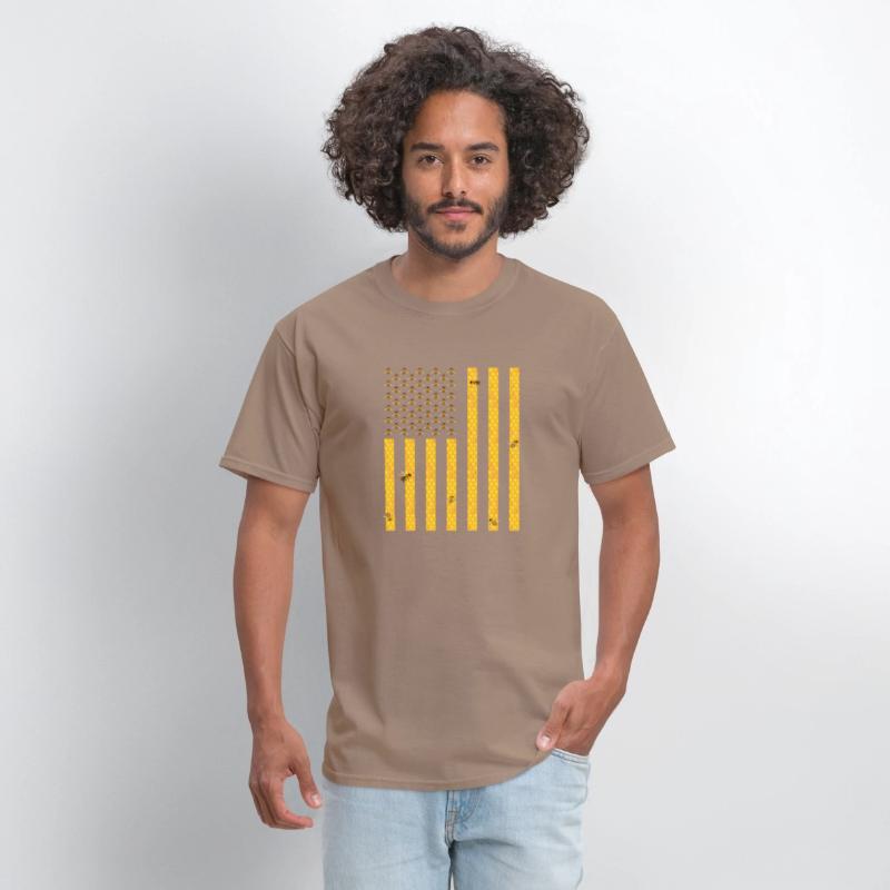 American Flag Honeycomb Honey Bee Beekeeping
