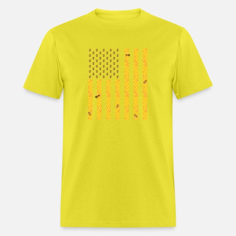 American Flag Honeycomb Honey Bee Beekeeping