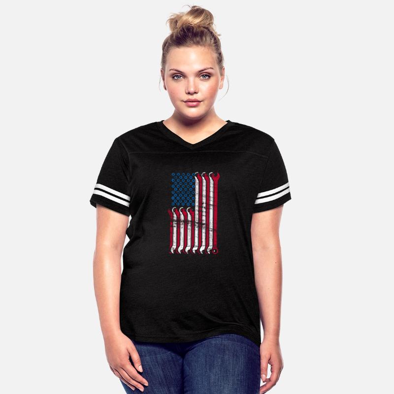 American Flag Mechanic Combination Wrenches