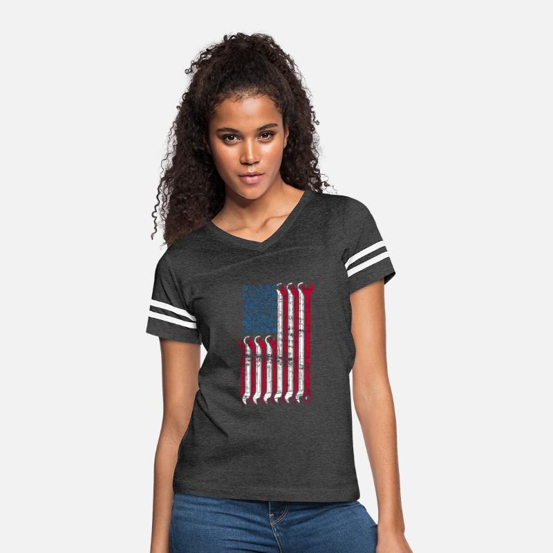American Flag Mechanic Combination Wrenches