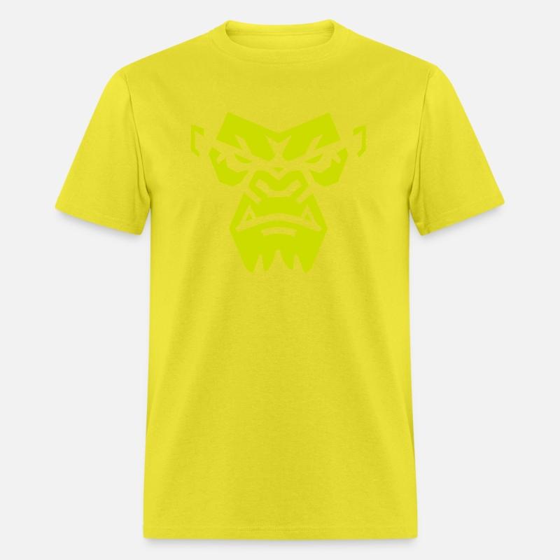 Angry Gorilla Face - Fierce and Bold