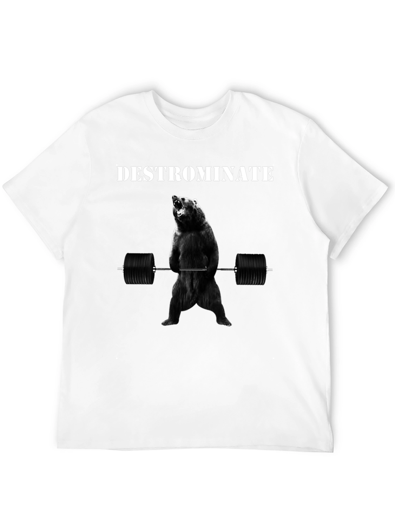 Destrominate Bear Lifting T-Shirt