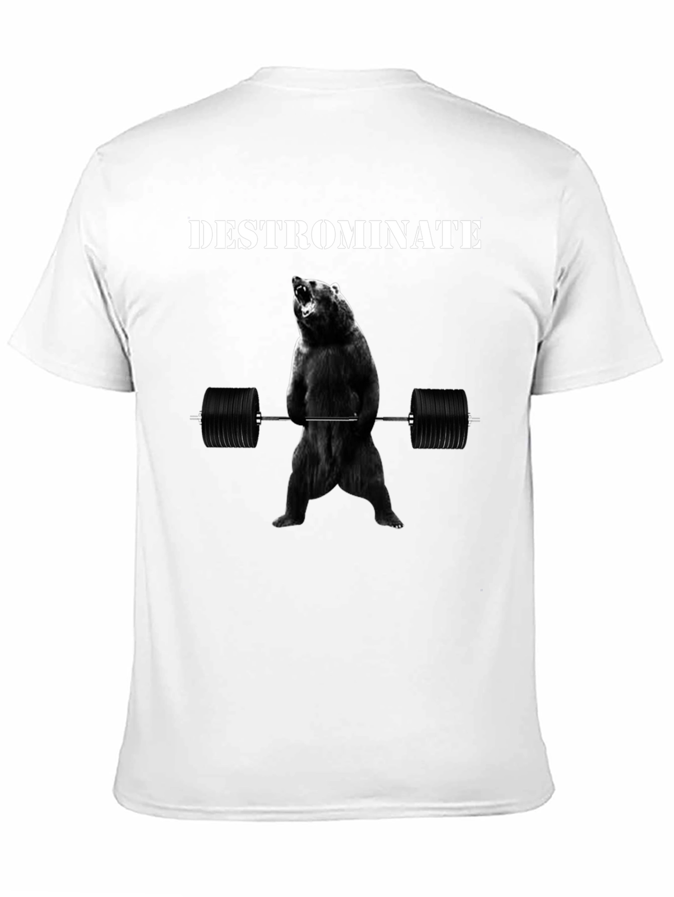 Destrominate Bear Lifting T-Shirt