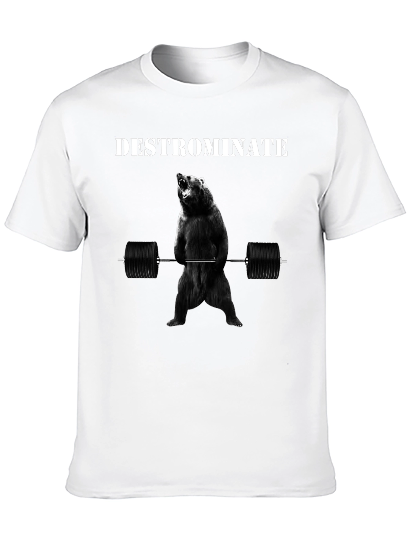 Destrominate Bear Lifting T-Shirt