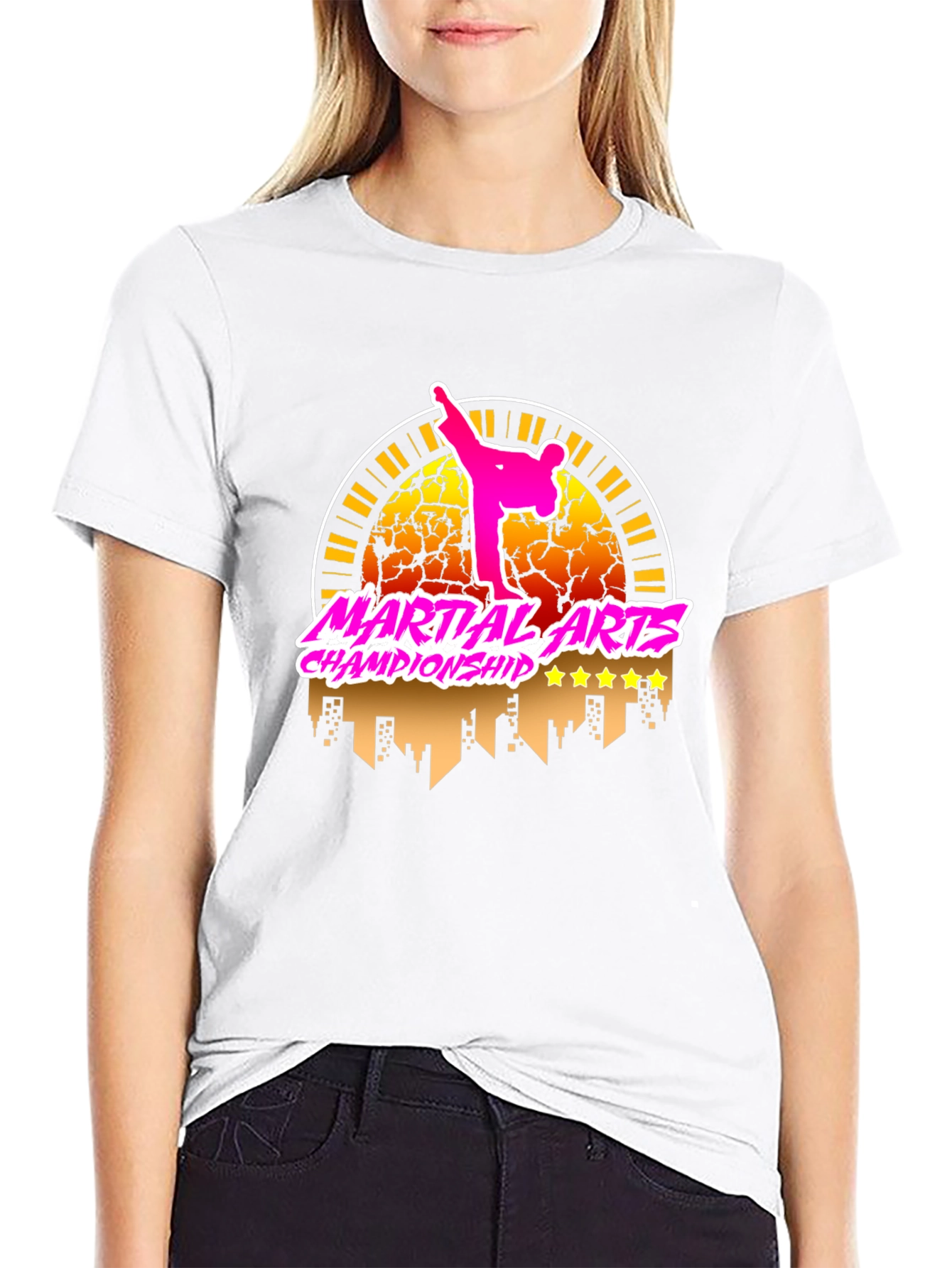 Martial Arts Championship Black T-Shirt