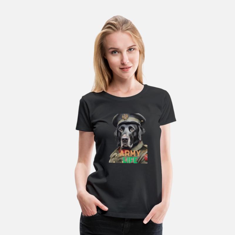 Army Life Black Labrador