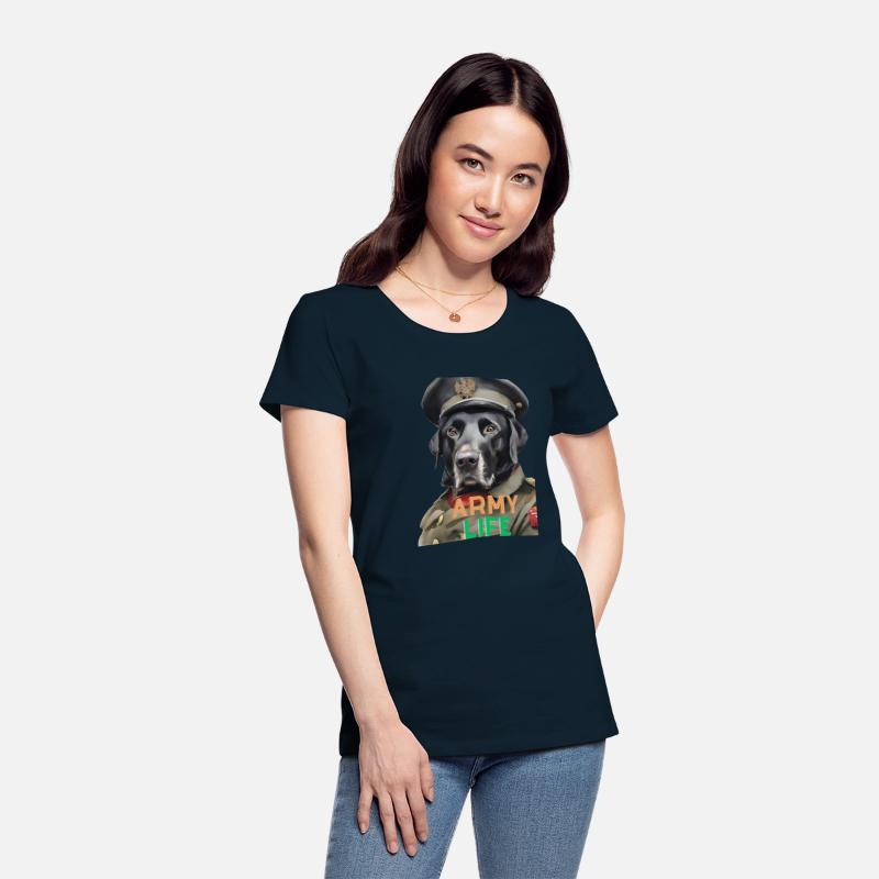 Army Life Black Labrador