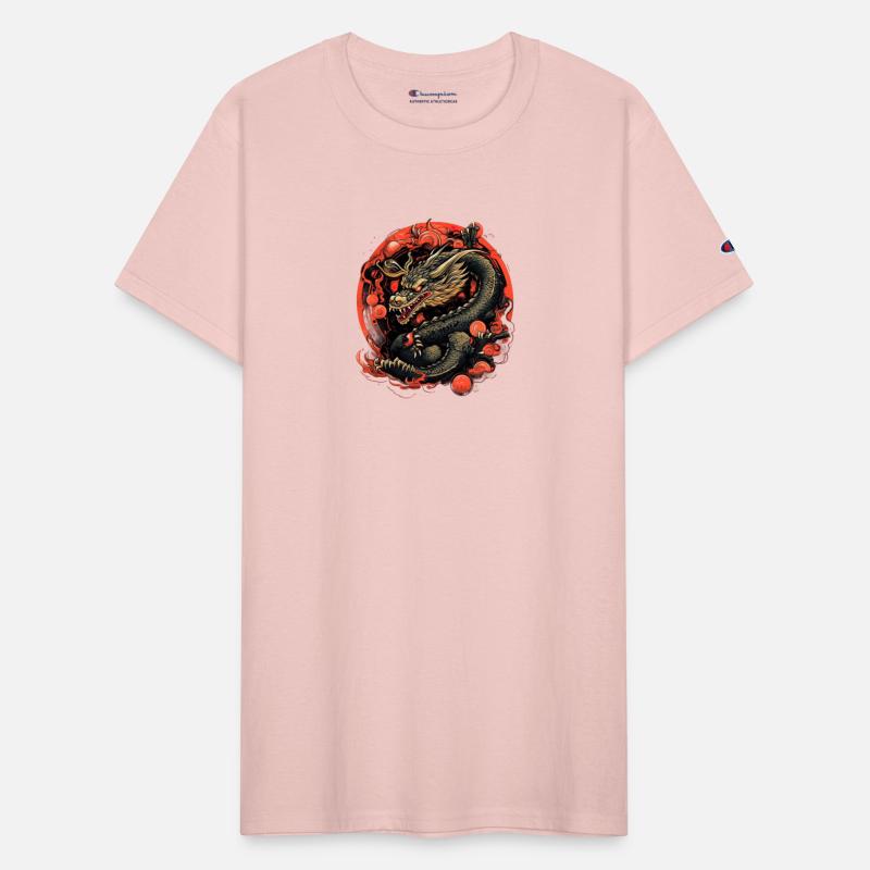 Asian Dragon Anime Japanese Sea Waves