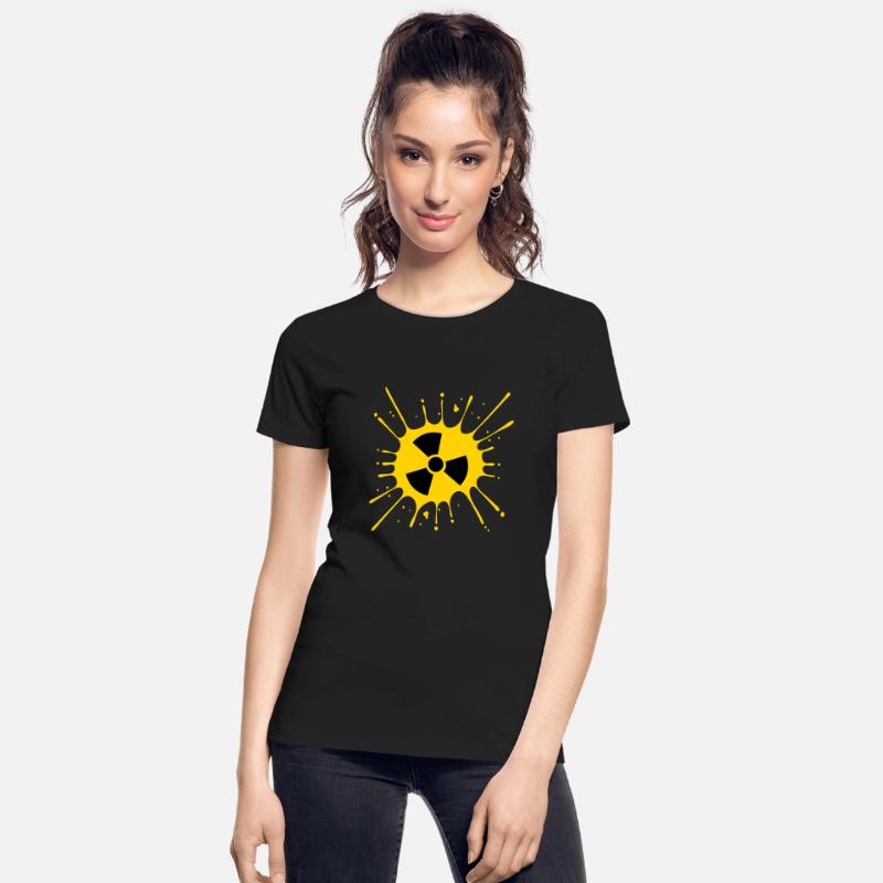atomic symbol radioactive warning caution note rad