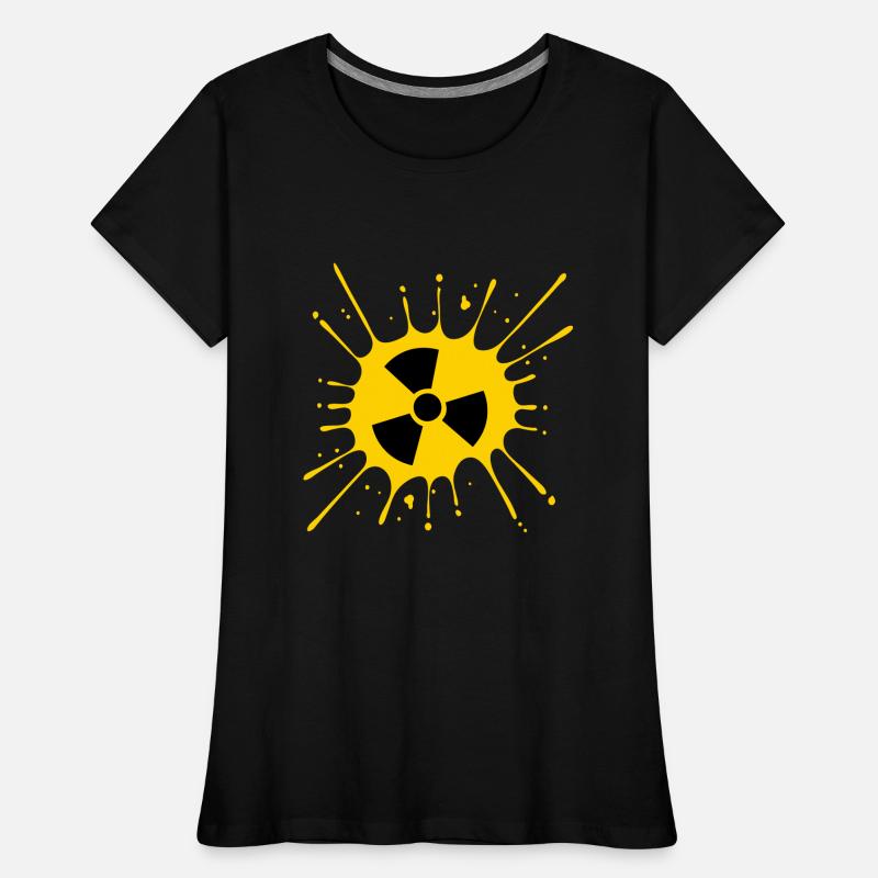 atomic symbol radioactive warning caution note rad