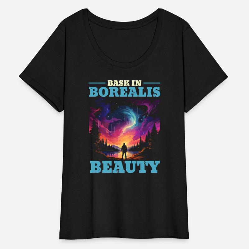 Aurora Borealis Dark Sky Nature Light Display