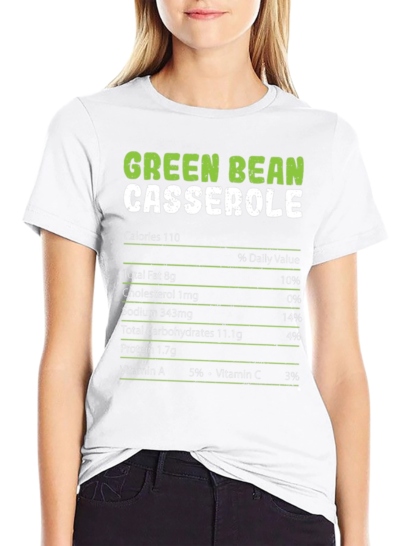 Green Bean Casserole Nutrition Facts T-Shirt