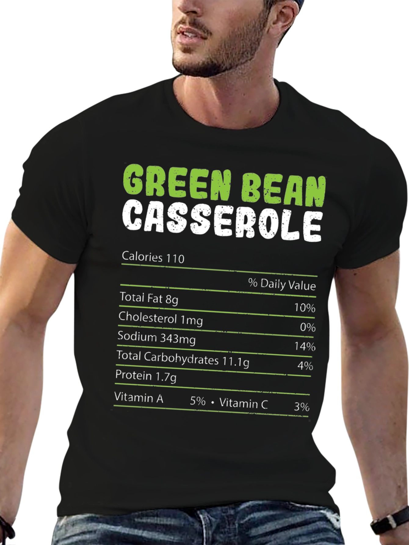 Green Bean Casserole Nutrition Facts T-Shirt