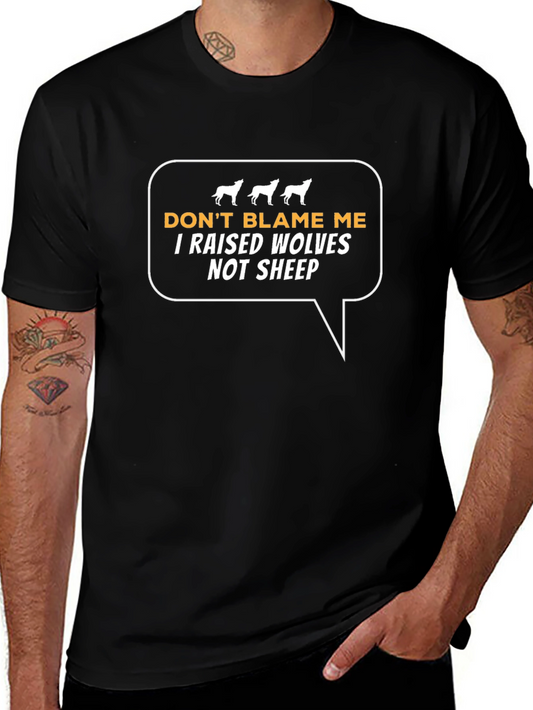 Raised Wolves Graphic Tee - Black T-Shirt