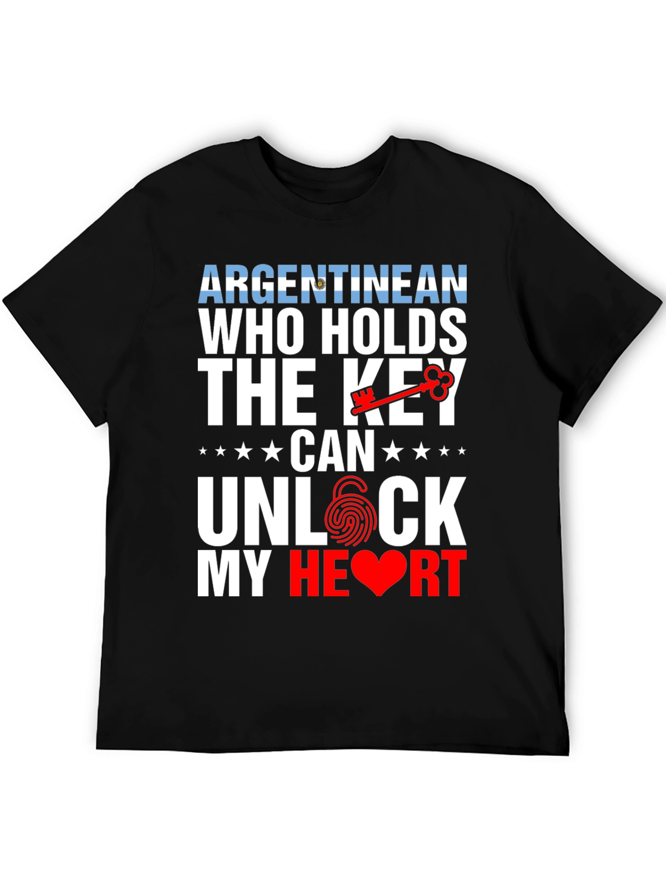Argentinean Key to My Heart Graphic T-Shirt