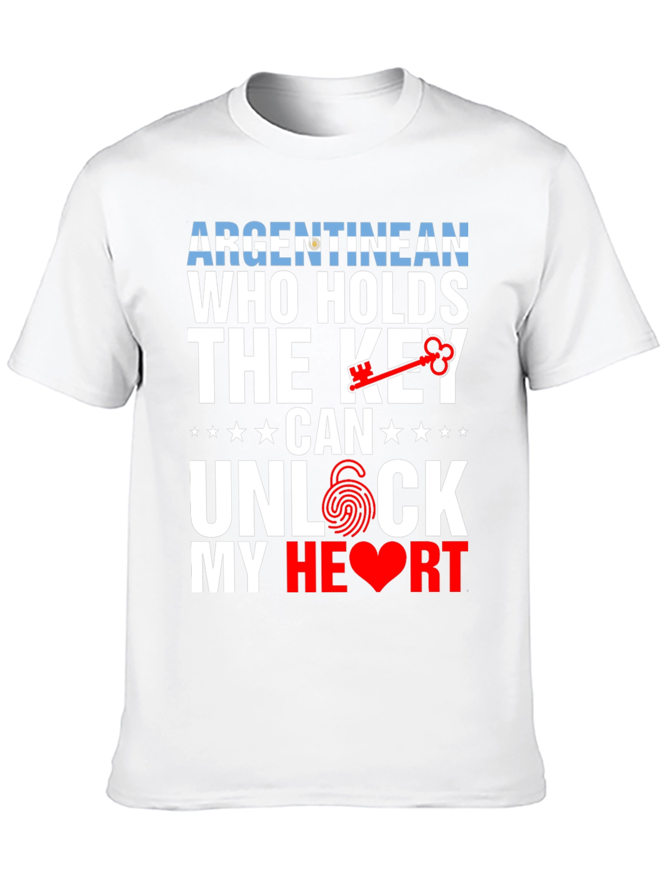 Argentinean Key to My Heart Graphic T-Shirt