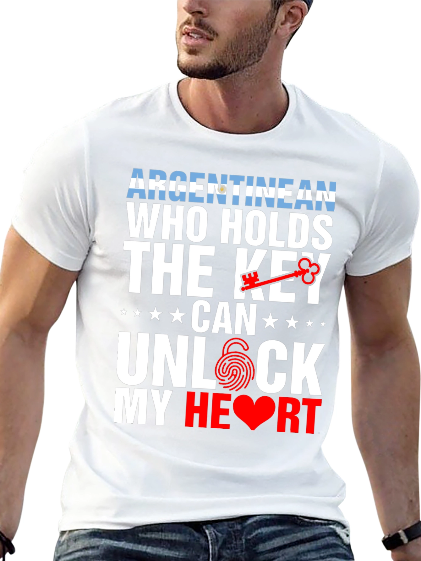 Argentinean Key to My Heart Graphic T-Shirt