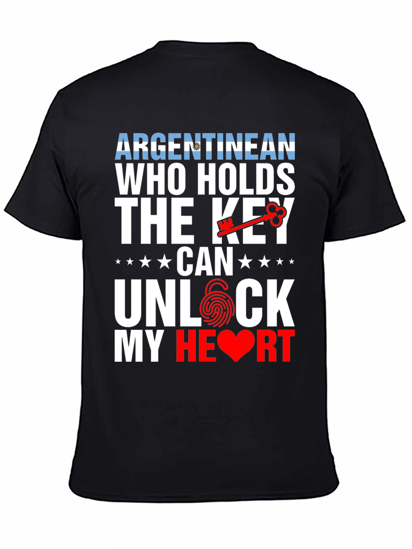 Argentinean Key to My Heart Graphic T-Shirt