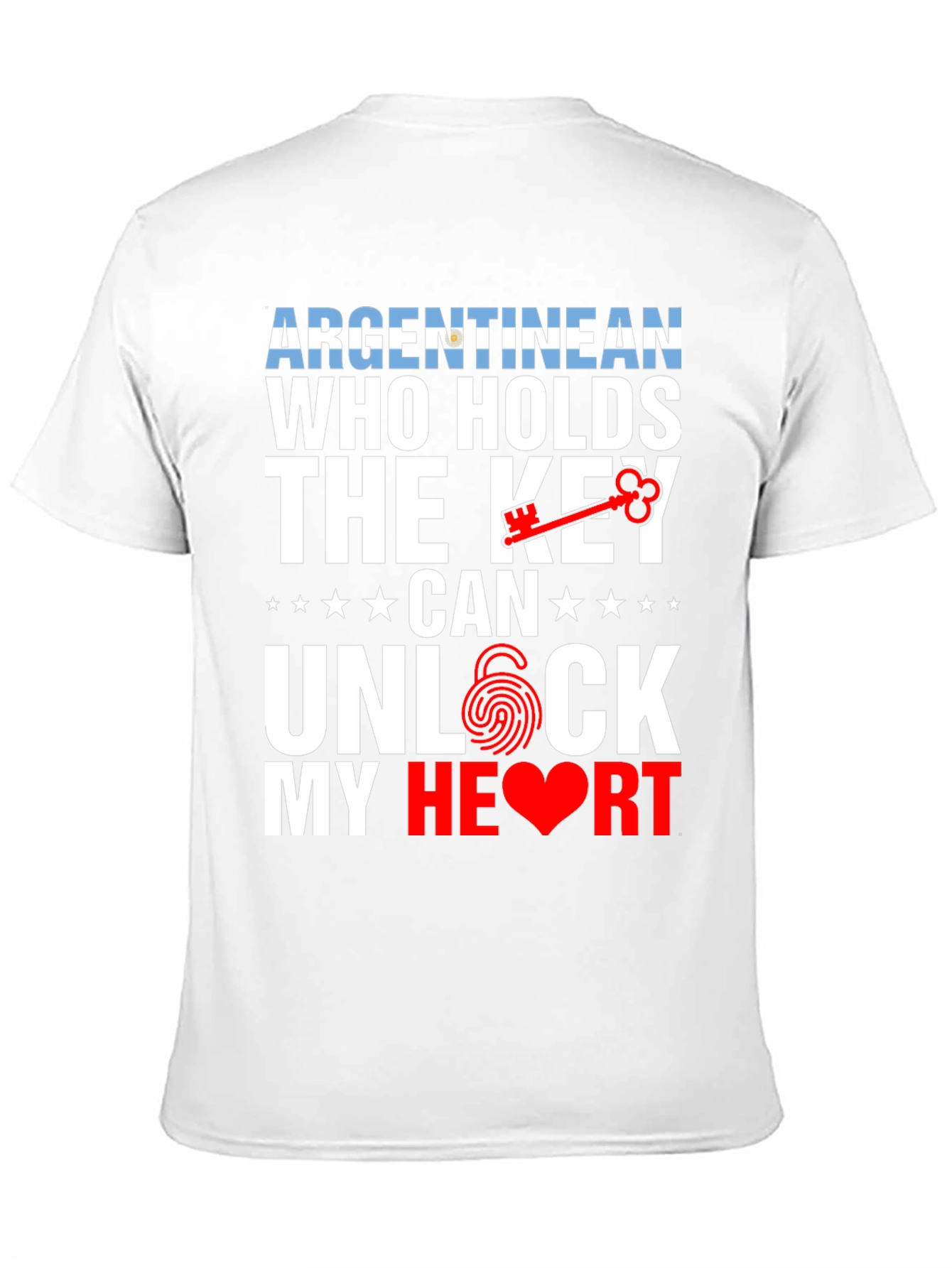 Argentinean Key to My Heart Graphic T-Shirt