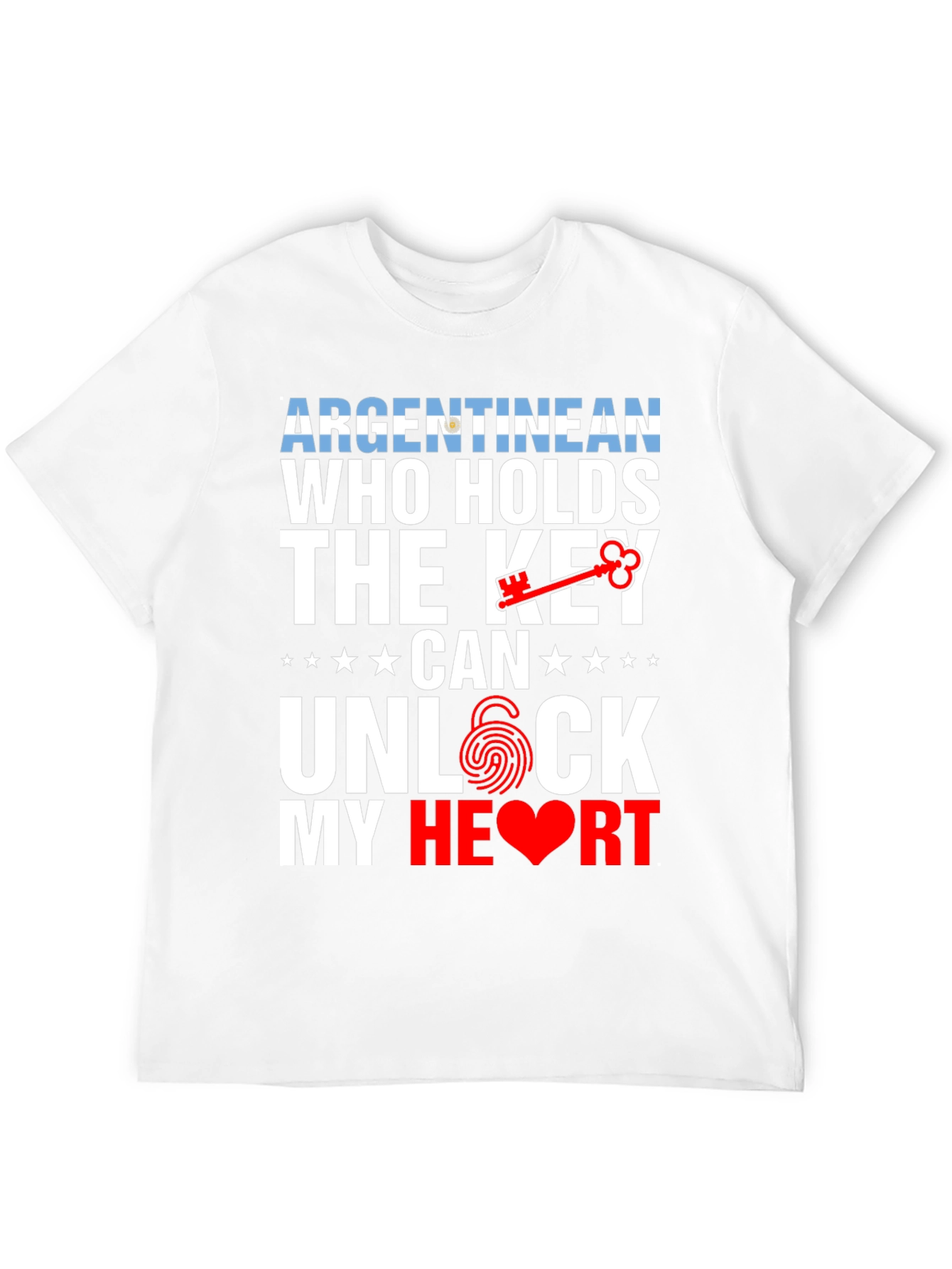 Argentinean Key to My Heart Graphic T-Shirt