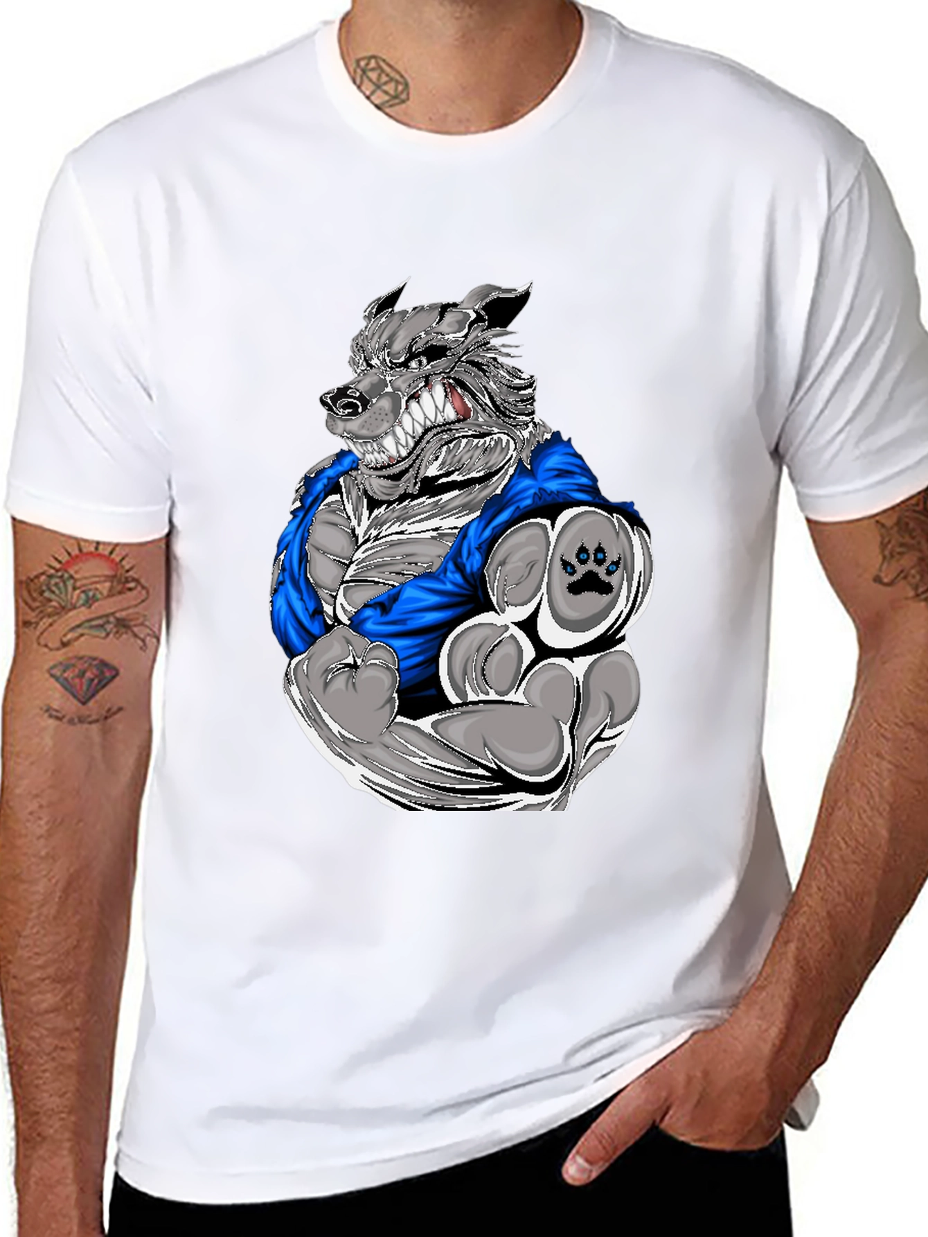 Wolf Graphic Tee - Powerful Design