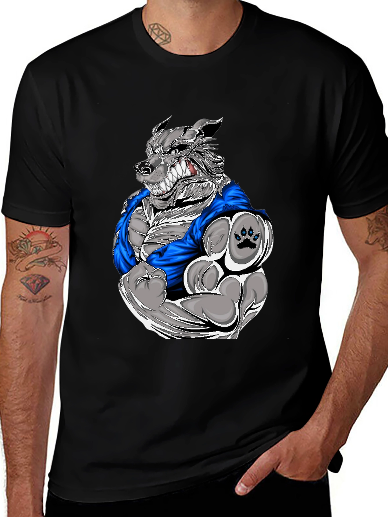 Wolf Graphic Tee - Powerful Design
