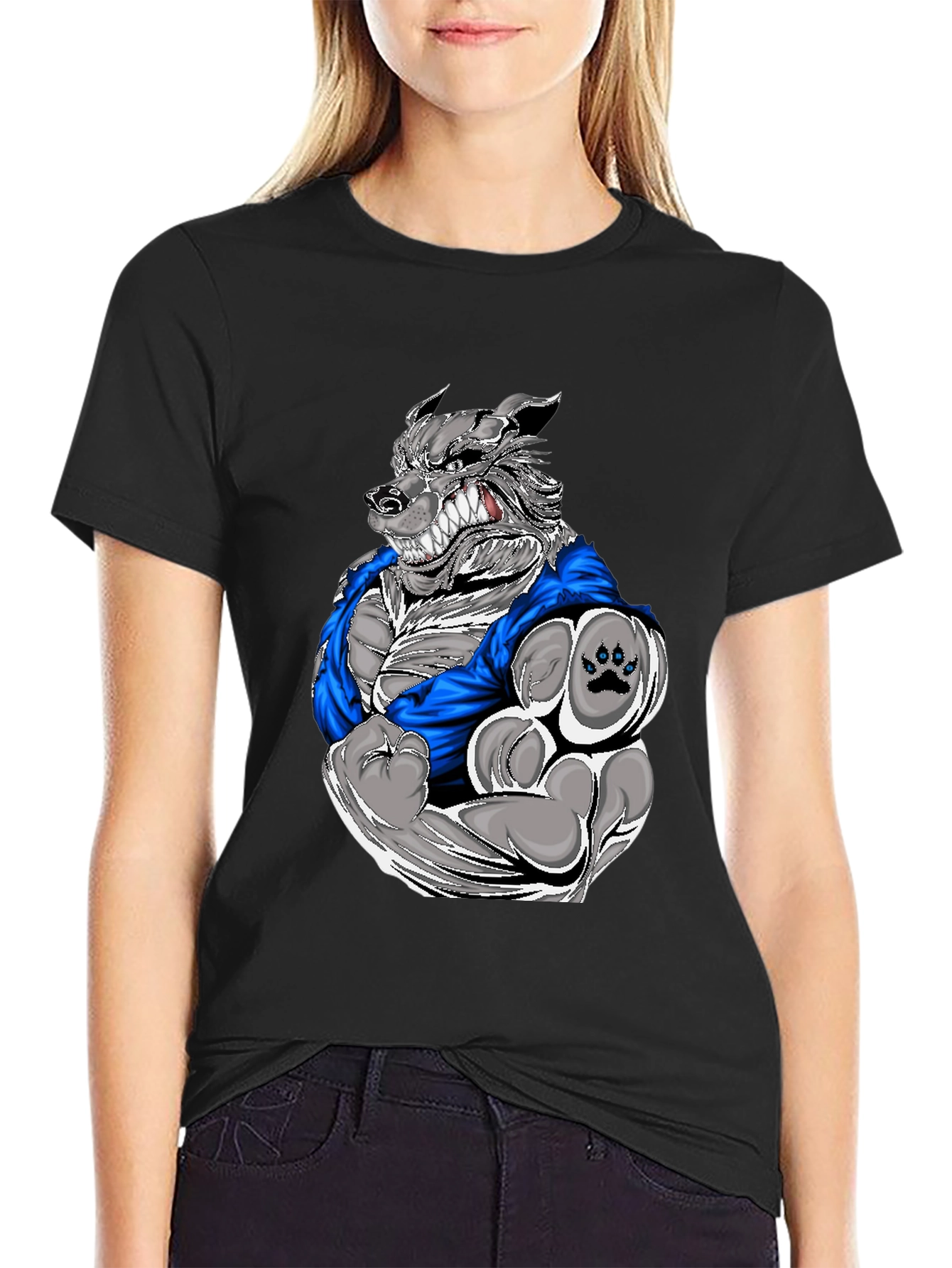 Wolf Graphic Tee - Powerful Design