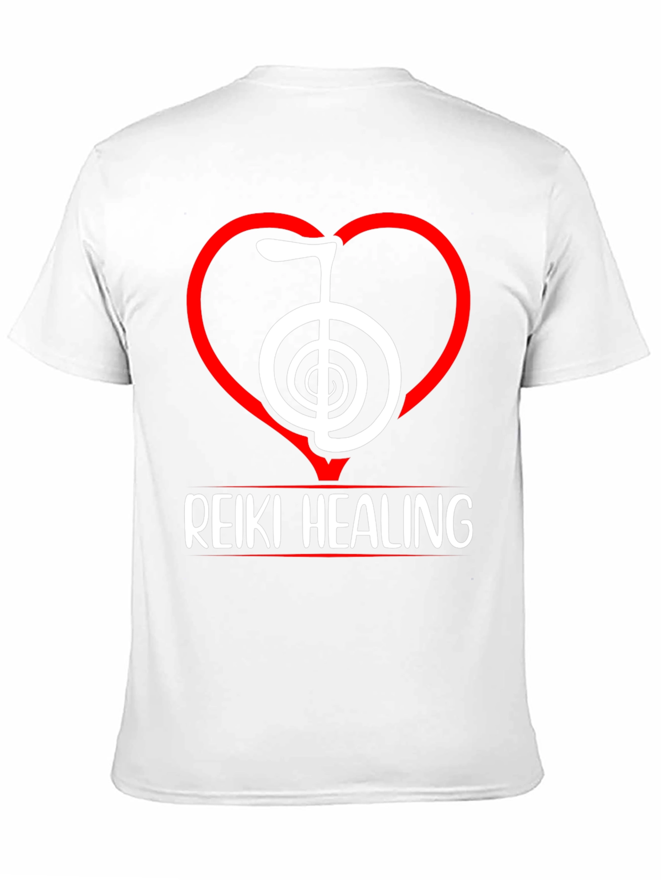 Reiki Healing T-Shirt - Spiritual Symbol Heart Design