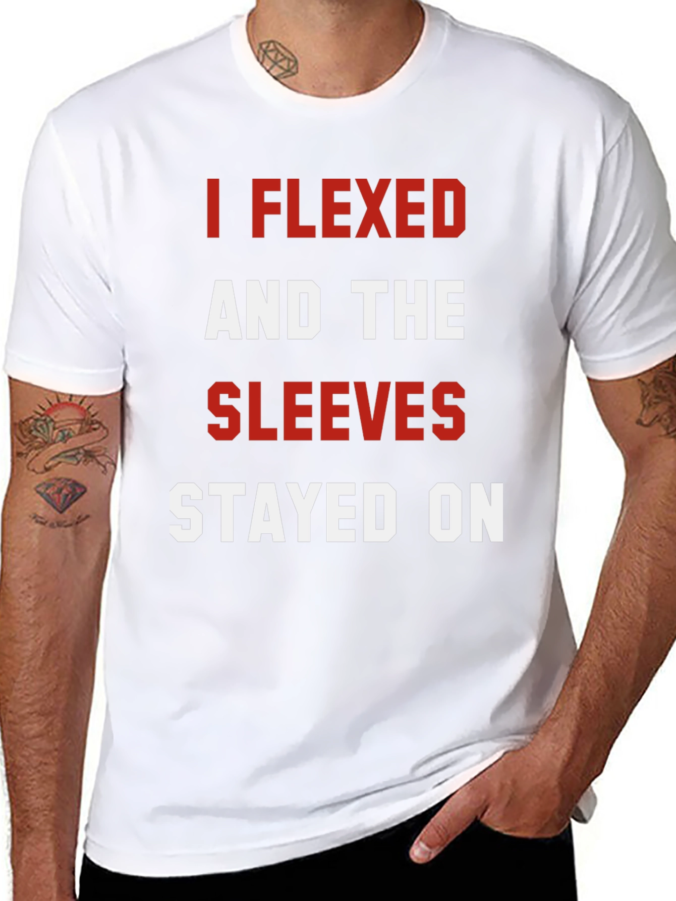 Funny I Flexed Graphic Tee