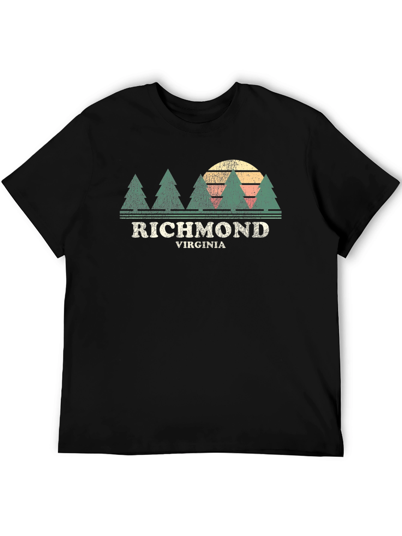 Richmond Virginia Tree Sunset T-Shirt