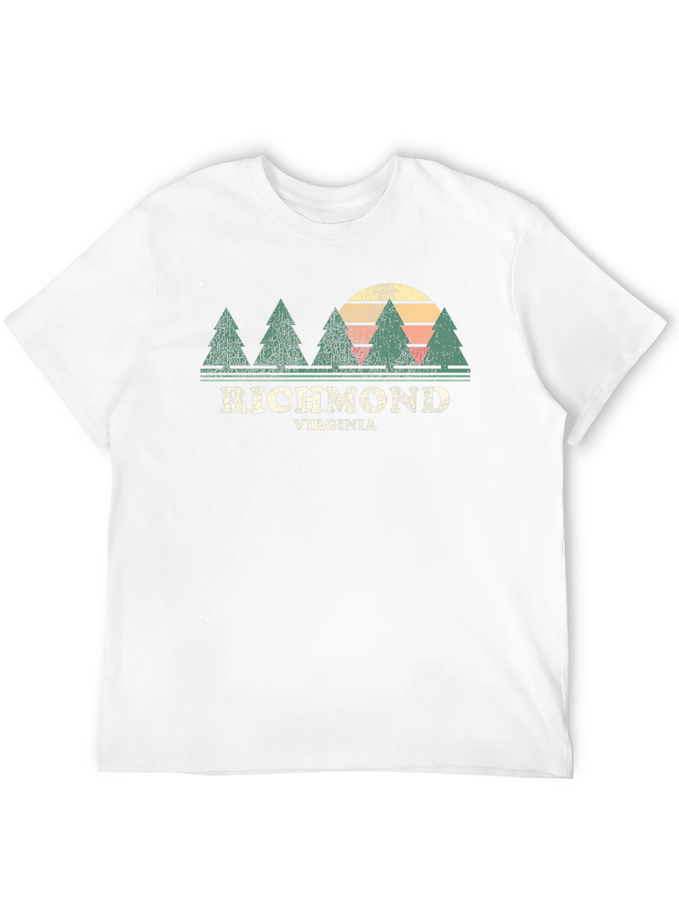 Richmond Virginia Tree Sunset T-Shirt
