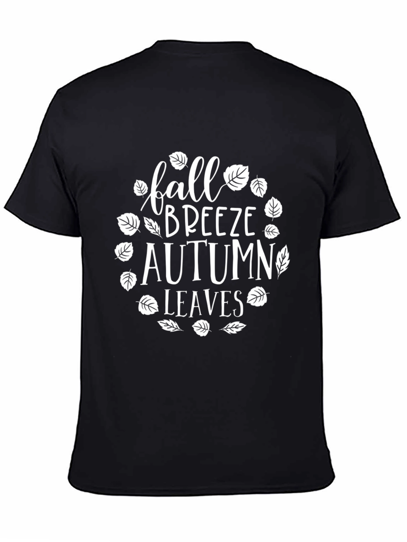 Fall Breeze Autumn Leaves Graphic T-Shirt