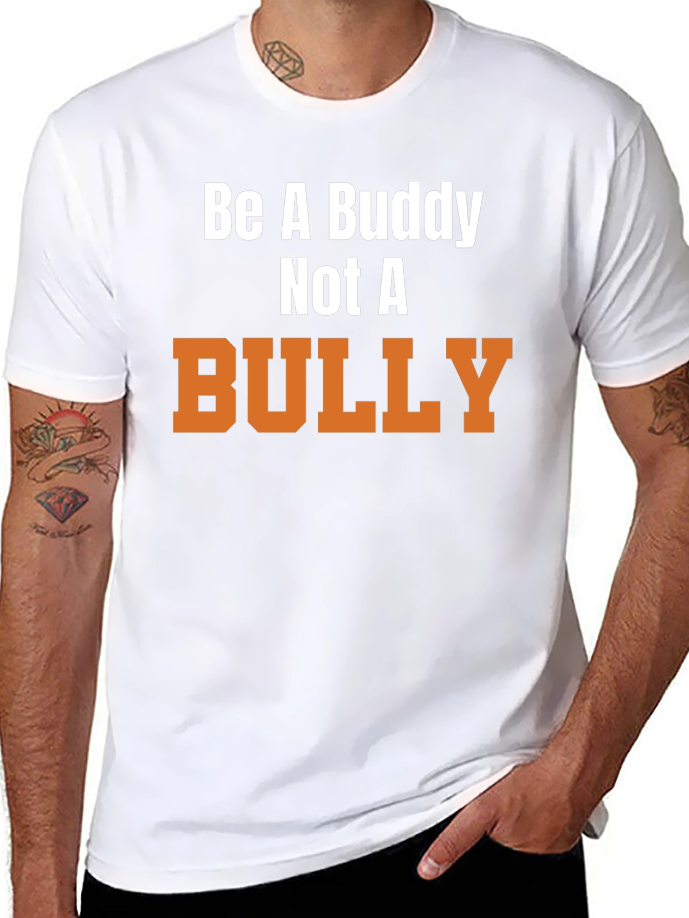 Be a Buddy Not a Bully Black T-Shirt