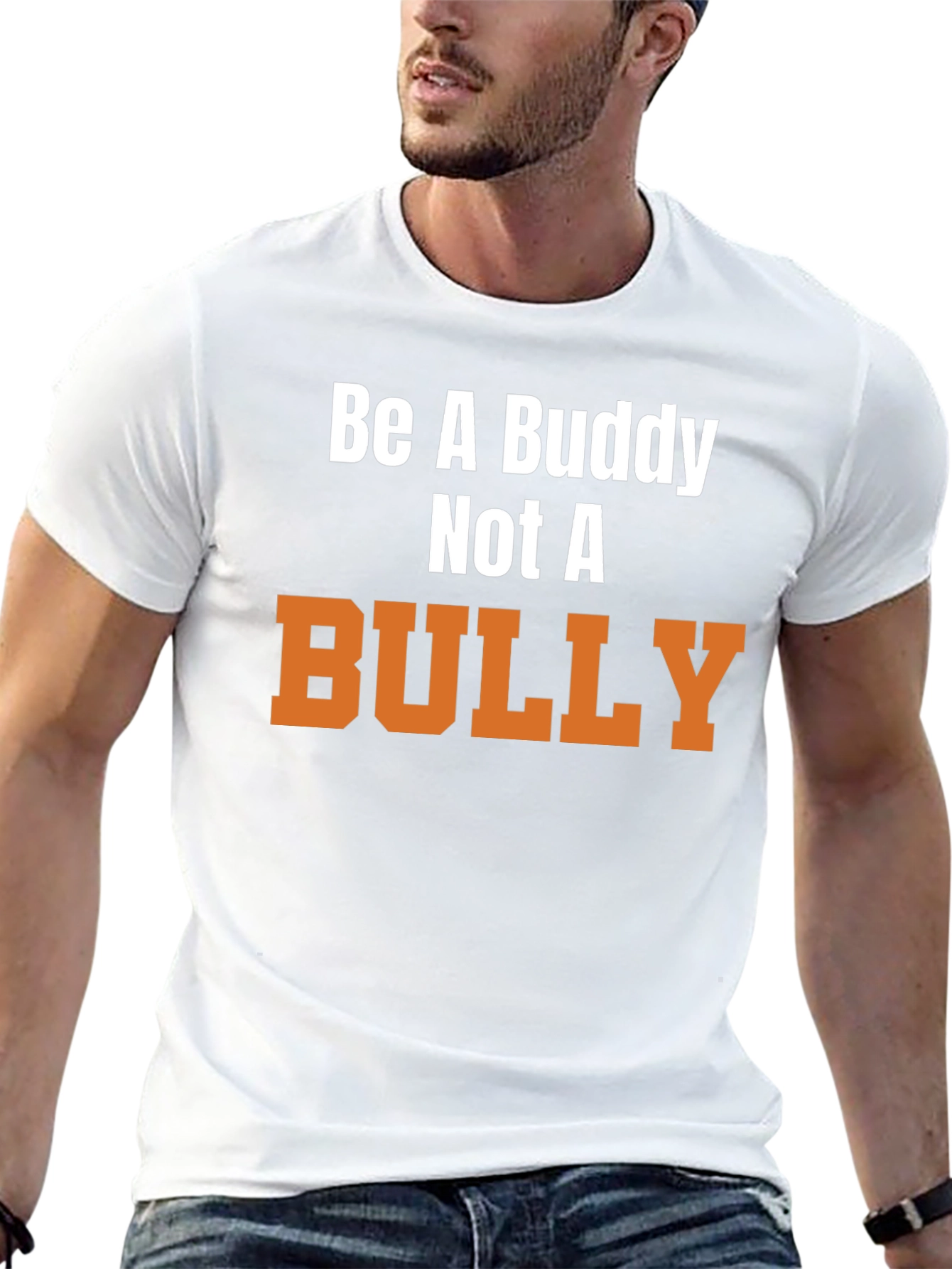 Be a Buddy Not a Bully Black T-Shirt