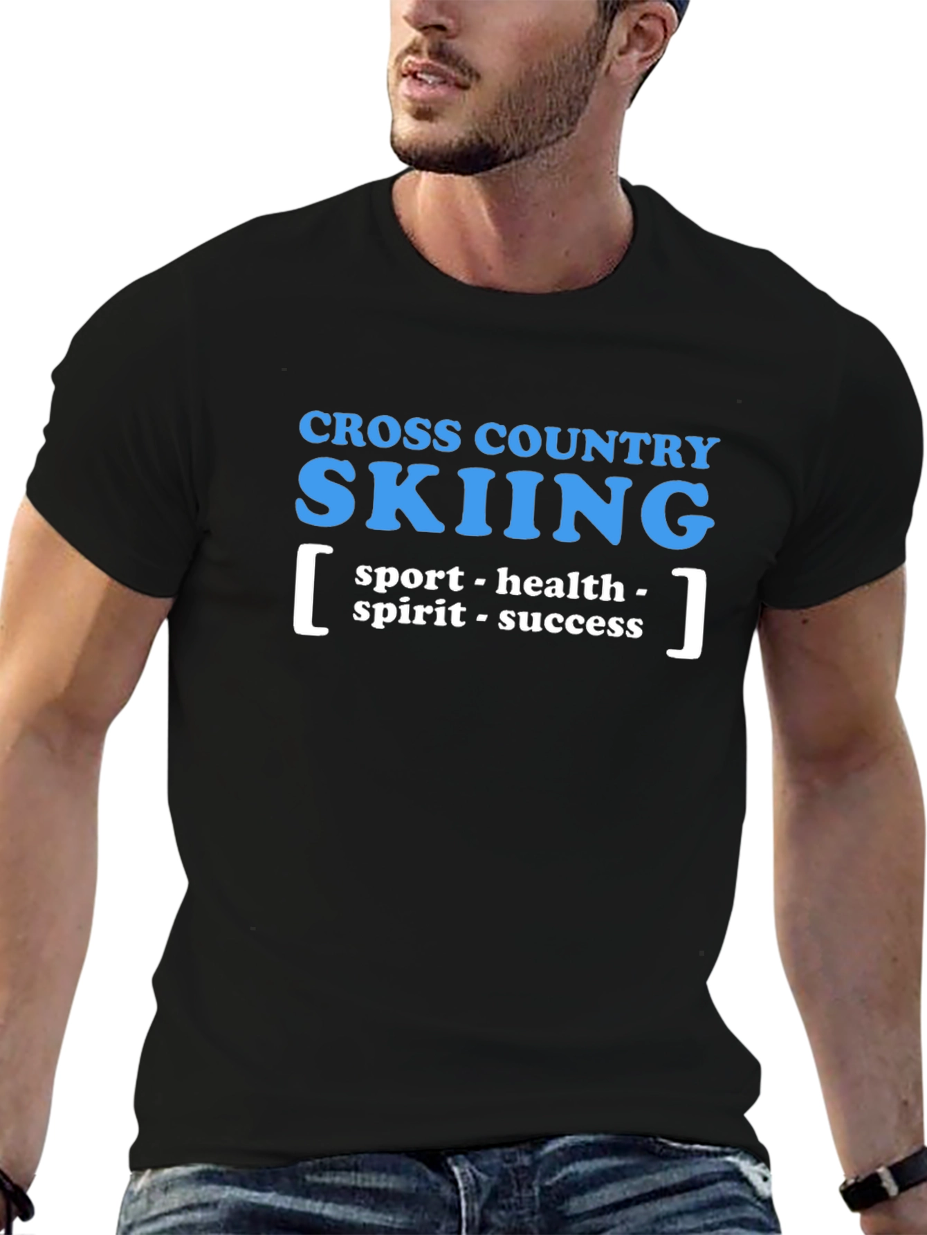 Cross Country Skiing Graphic Tee